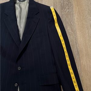 VTG Polo University Club by Ralph Lauren Navy Pinstripe 2pc 38r suit